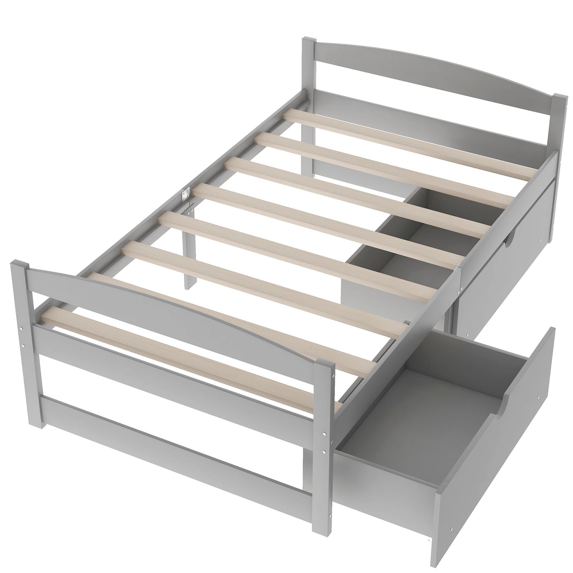 Platform Bed With 2 Drawers - The Sleep Loft - Online Mattress Showroom NYC