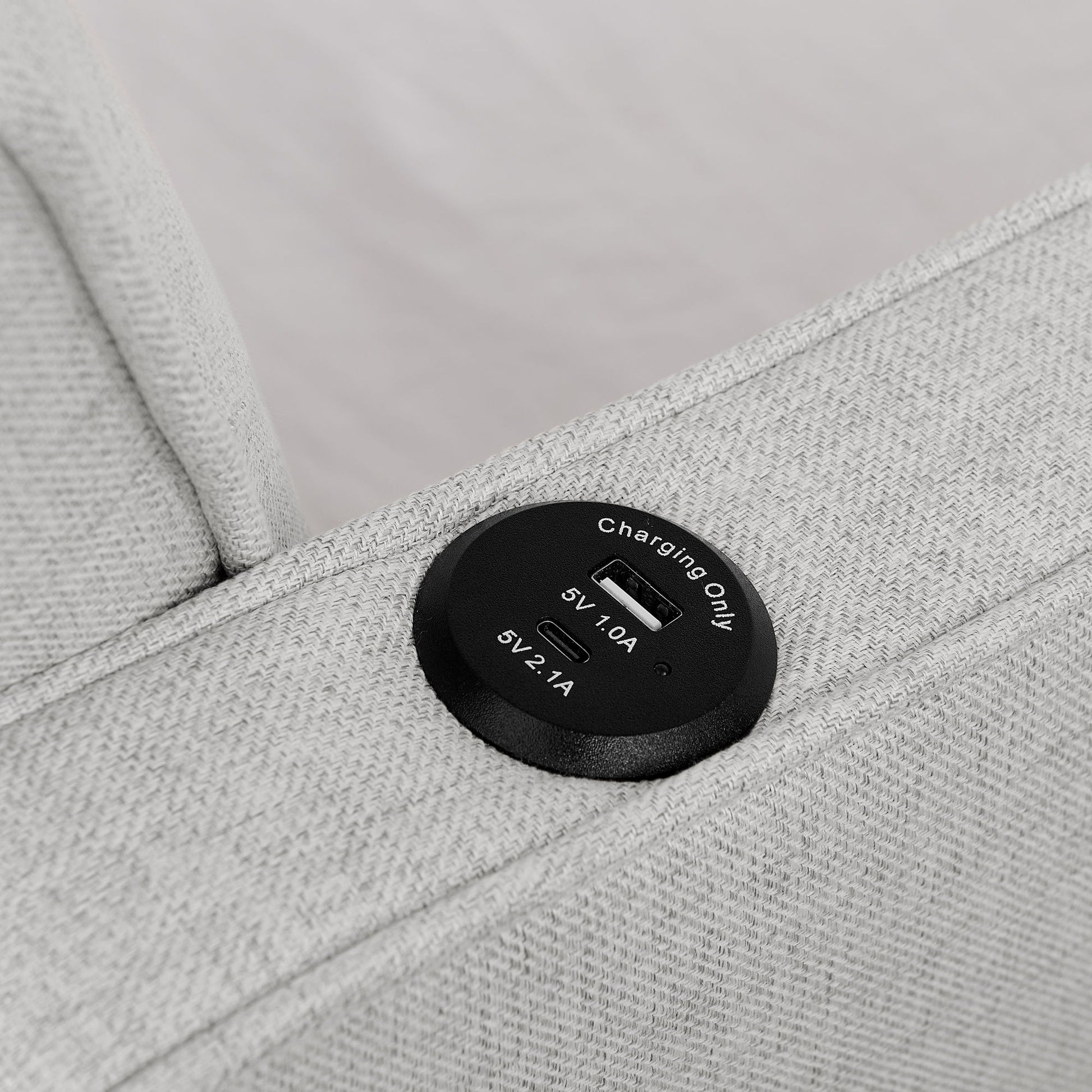 Daybed With Pop Up Trundle And USB Charging Armrest - The Sleep Loft - Online Mattress Showroom NYC