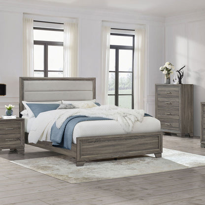 Funston - 2 Drawer Nightstand - Brown Oak - The Sleep Loft - Online Mattress Showroom NYC