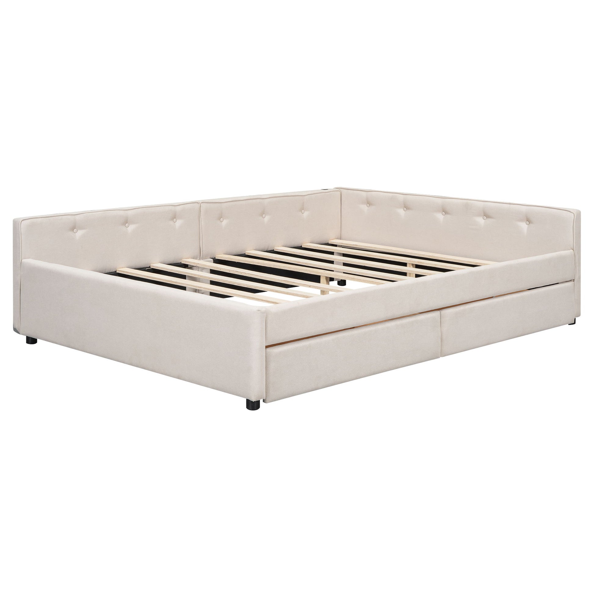 Platform Bed With USB Ports - The Sleep Loft - Online Mattress Showroom NYC