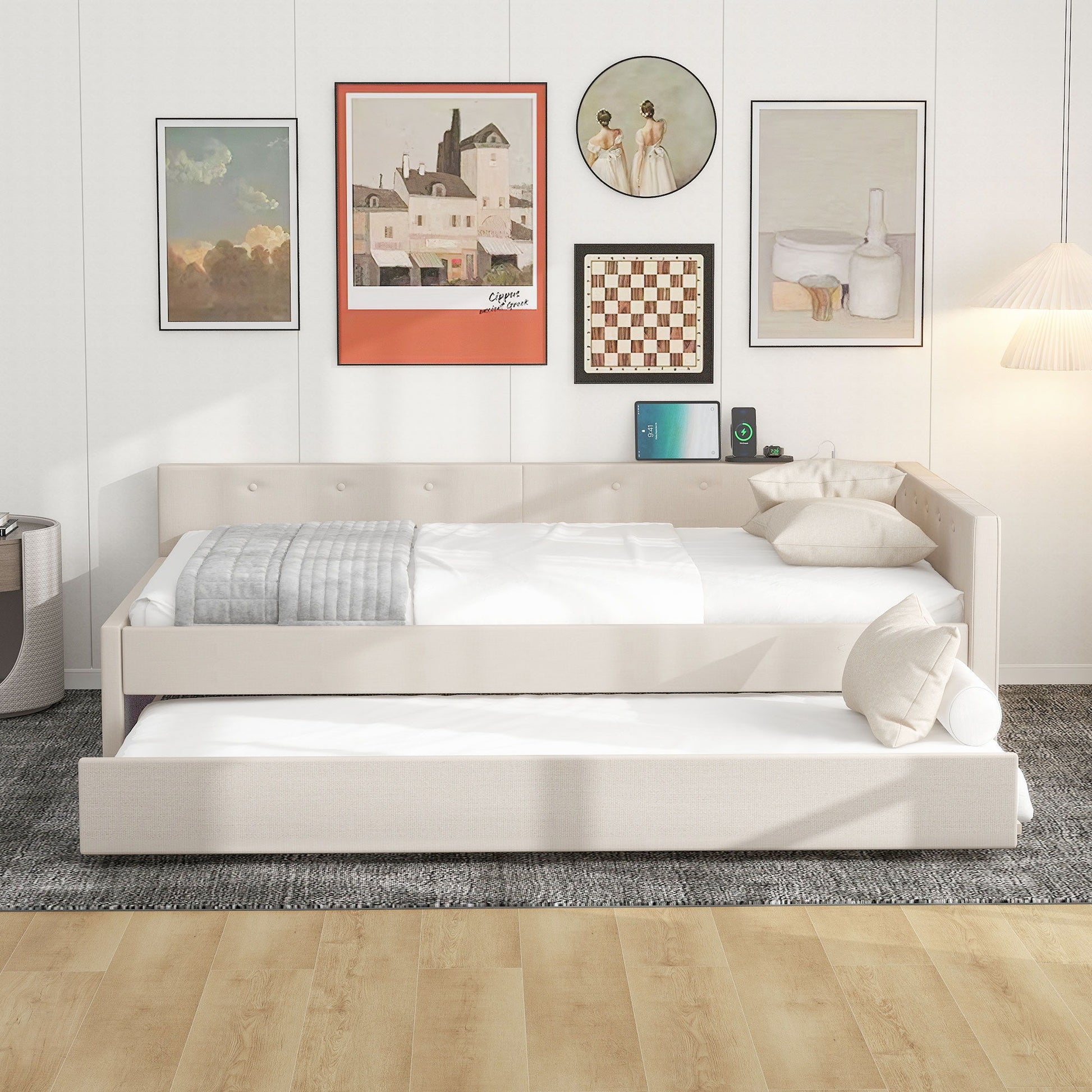 Platform Bed With USB Ports - The Sleep Loft - Online Mattress Showroom NYC