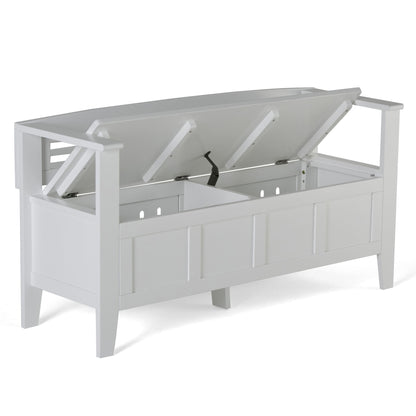 Adams - Entryway Storage Bench Handcrafted - The Sleep Loft - Online Mattress Showroom NYC