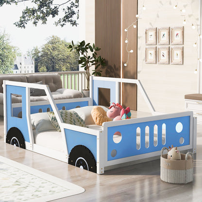 Classic Car Shaped Platform Bed With Wheels - The Sleep Loft - Online Mattress Showroom NYC