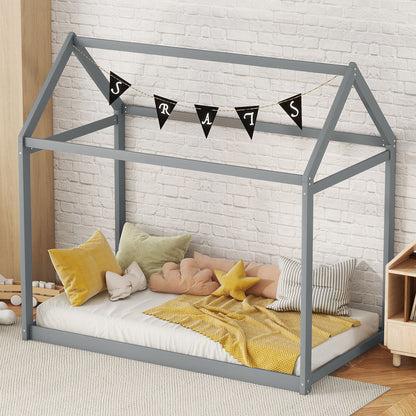 Wooden House Shaped Bed - The Sleep Loft - Online Mattress Showroom NYC