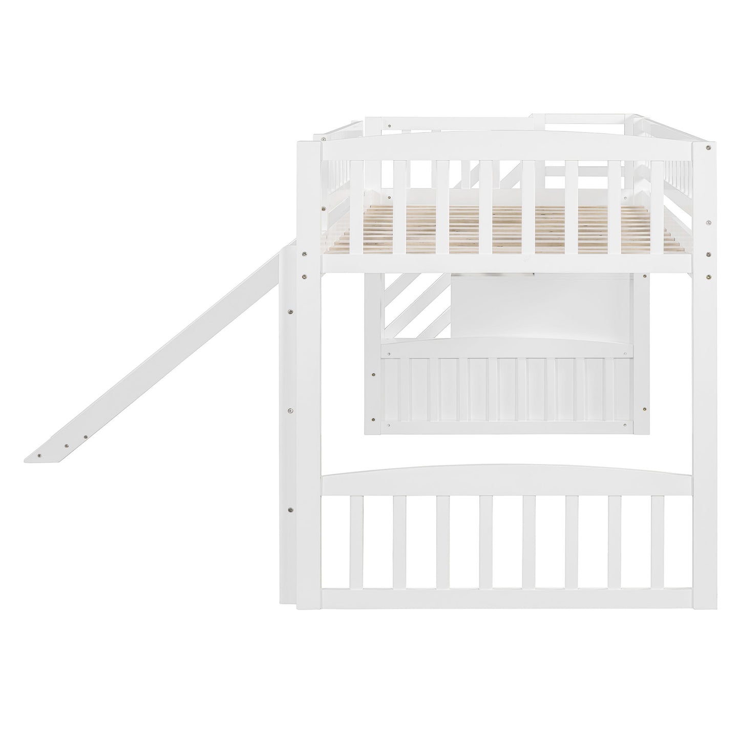Loft Stairway Bed With 2 Drawers, Convertible Ladder And Slide - The Sleep Loft - Online Mattress Showroom NYC