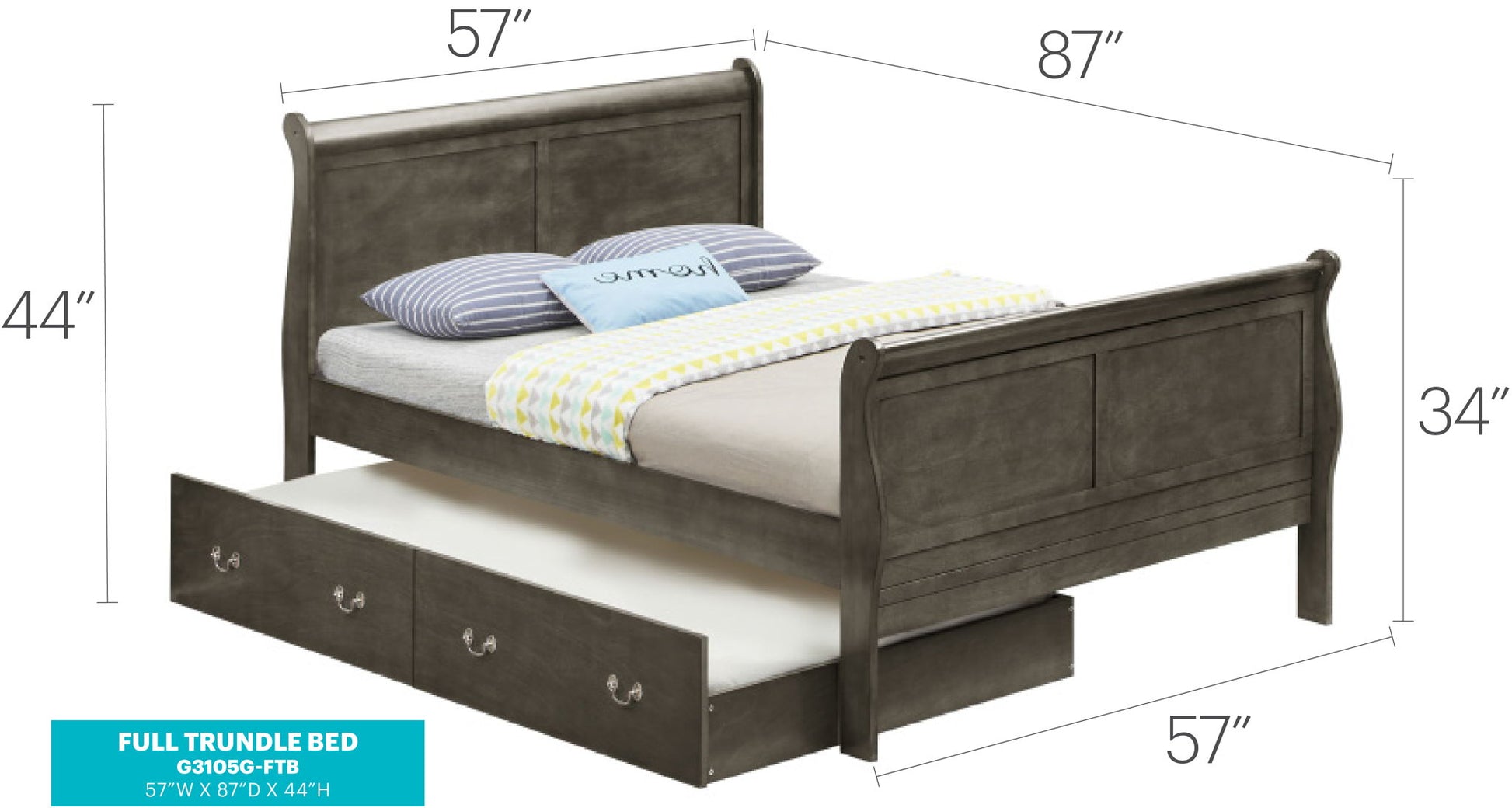 Elegant Trundle Bed With Timeless Charm - The Sleep Loft - Online Mattress Showroom NYC