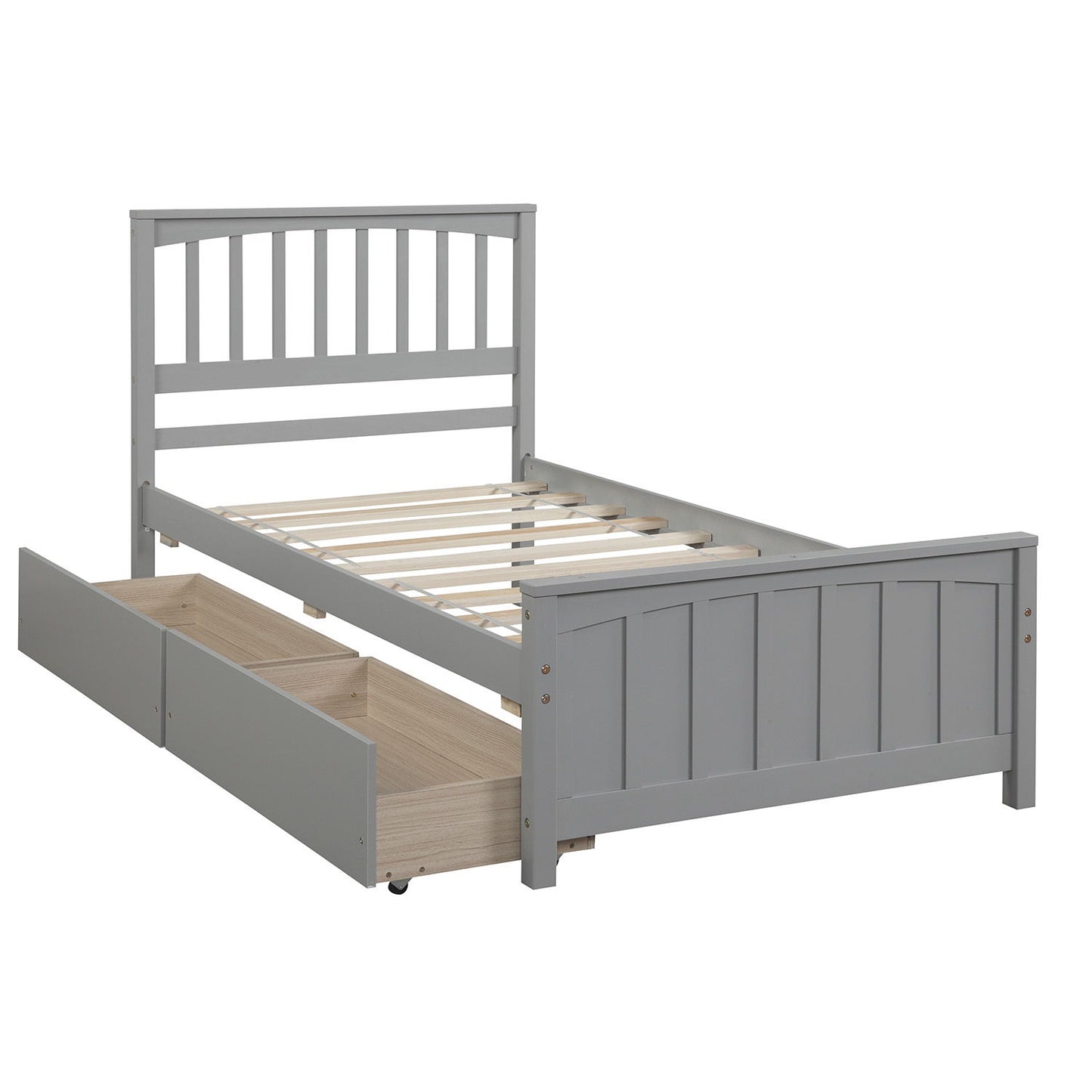 Platform Bed With Two Drawers - The Sleep Loft - Online Mattress Showroom NYC