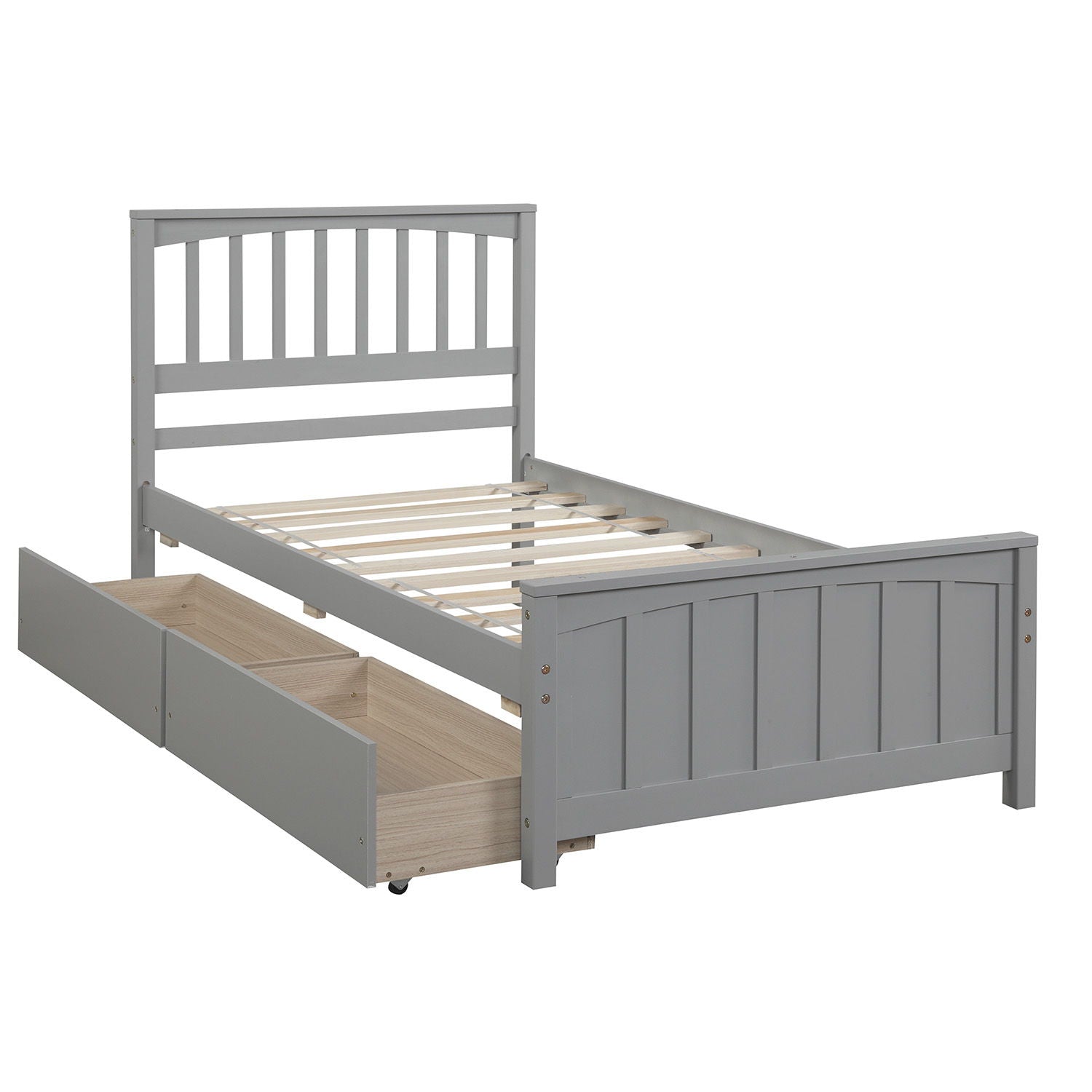 Platform Bed With Two Drawers - The Sleep Loft - Online Mattress Showroom NYC