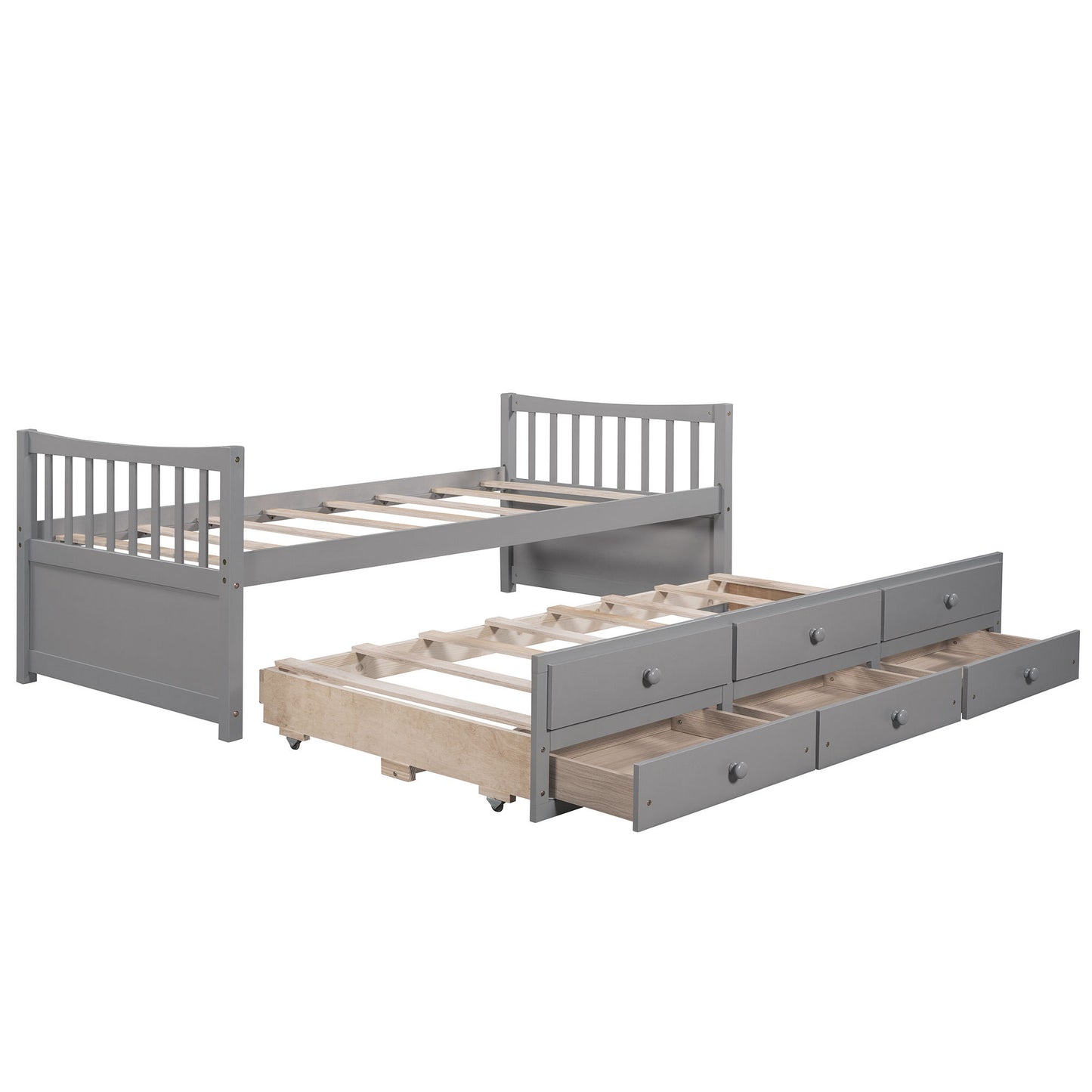 Twin Size Daybed With Trundle And Drawers - The Sleep Loft - Online Mattress Showroom NYC