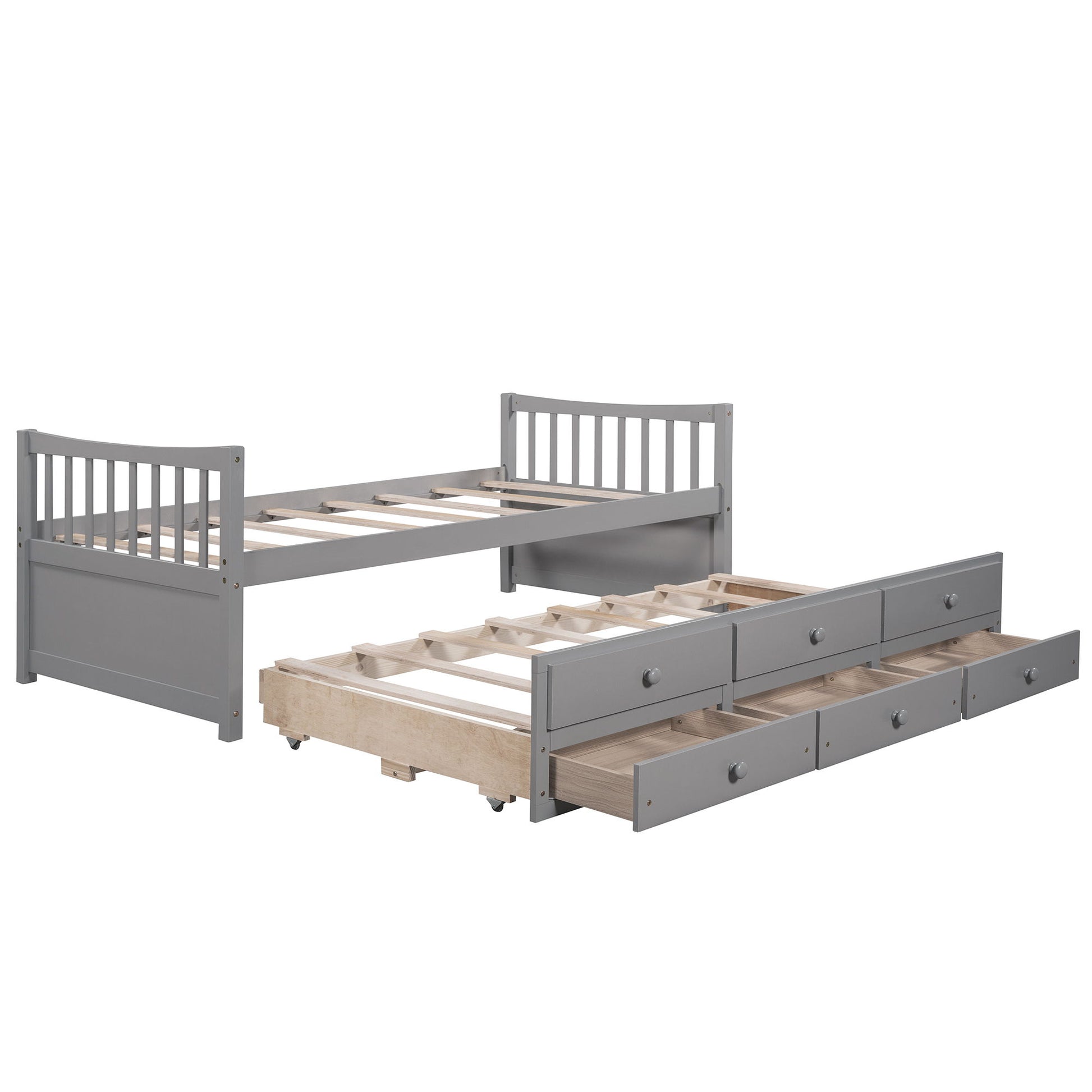 Twin Size Daybed With Trundle And Drawers - The Sleep Loft - Online Mattress Showroom NYC