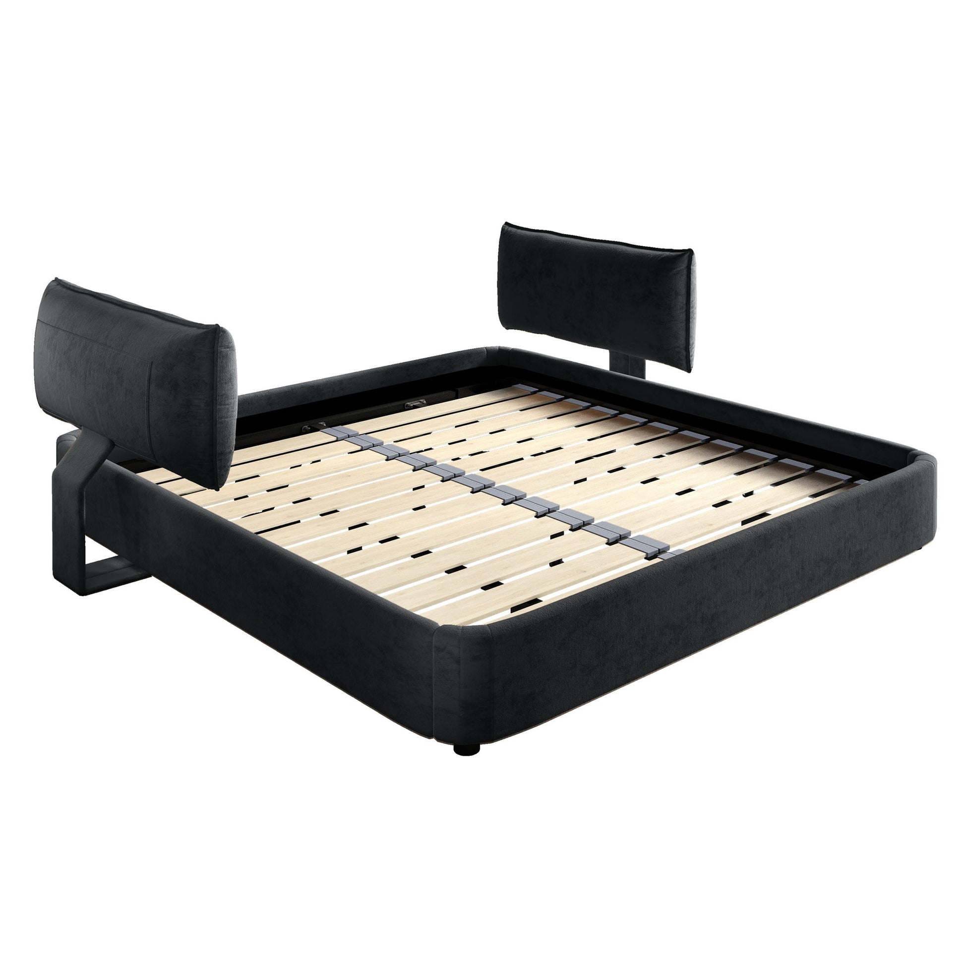 Cloud Bed Frame With Oversized Padded Movable Headboard - The Sleep Loft - Online Mattress Showroom NYC