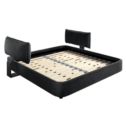 Cloud Bed Frame With Oversized Padded Movable Headboard - The Sleep Loft - Online Mattress Showroom NYC