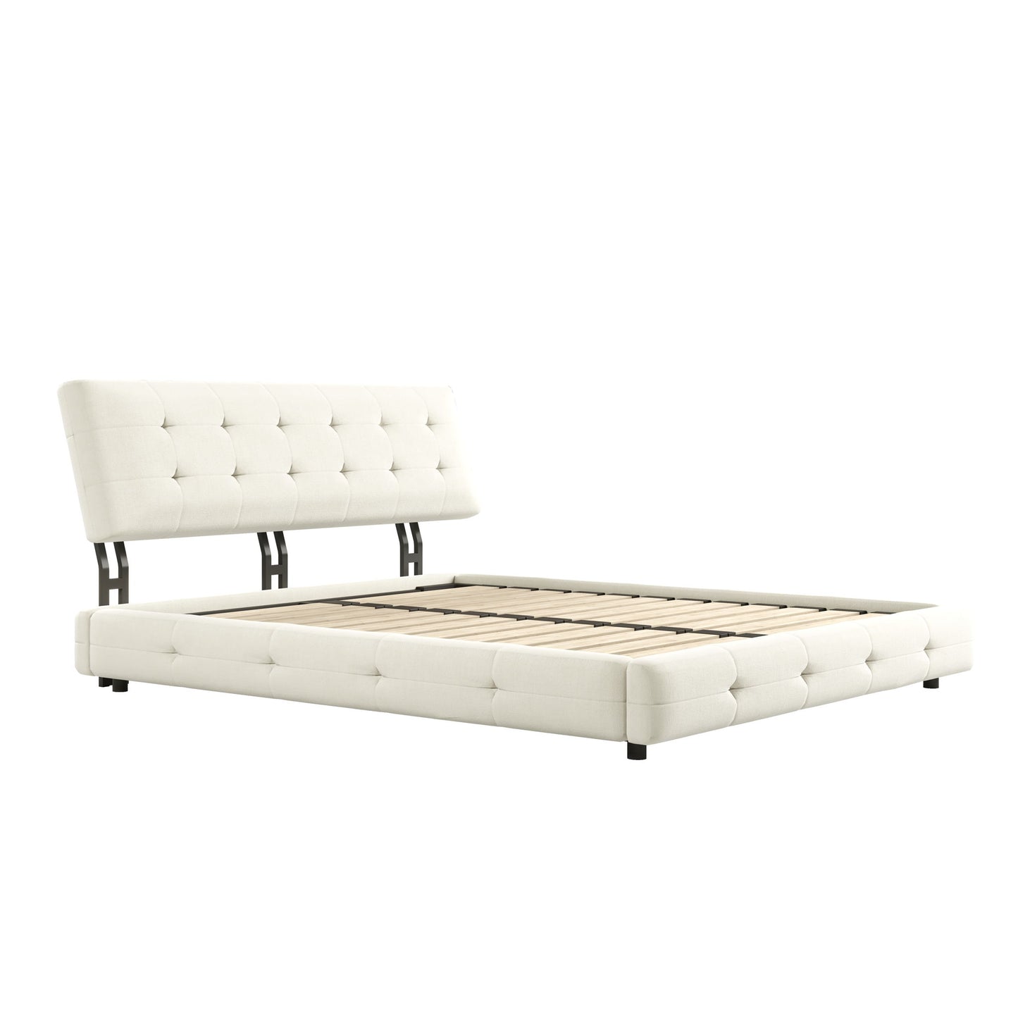 Tufted Headboard With Extra-Large Ultra-Soft Cloud Pillow Design - The Sleep Loft - Online Mattress Showroom NYC
