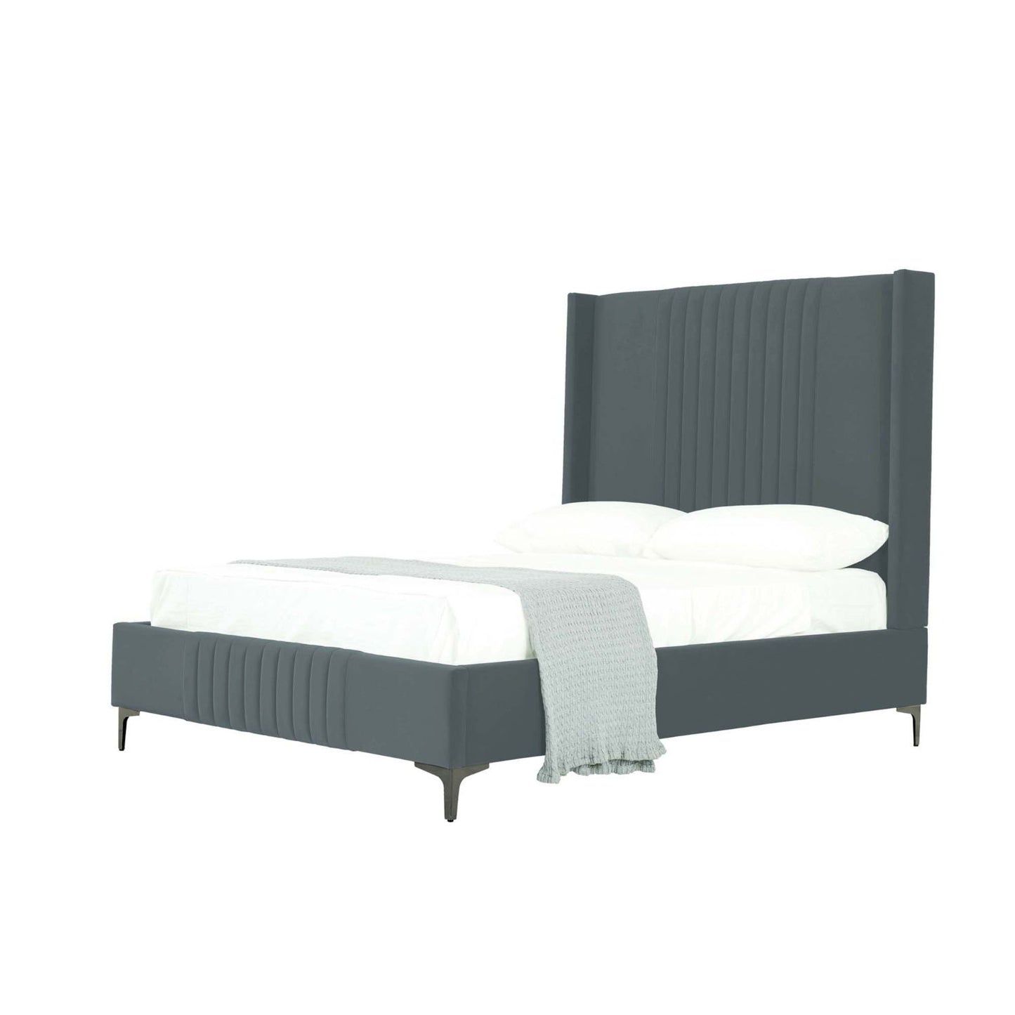 Promenade - Bed With Upholstered Headboard And Slats - The Sleep Loft - Online Mattress Showroom NYC