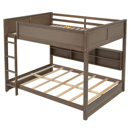 Bunk Bed With Storage Cabinets And USB Ports - The Sleep Loft - Online Mattress Showroom NYC