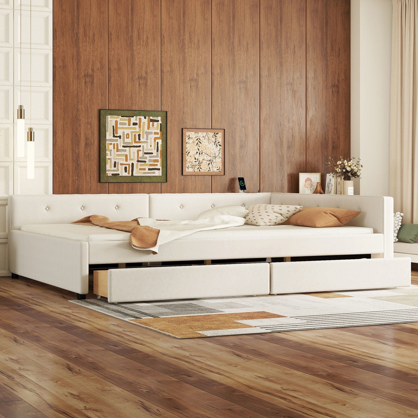 Platform Bed With USB Ports - The Sleep Loft - Online Mattress Showroom NYC
