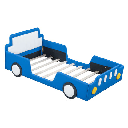 Race Car Shaped Platform Bed With Wheels - The Sleep Loft - Online Mattress Showroom NYC
