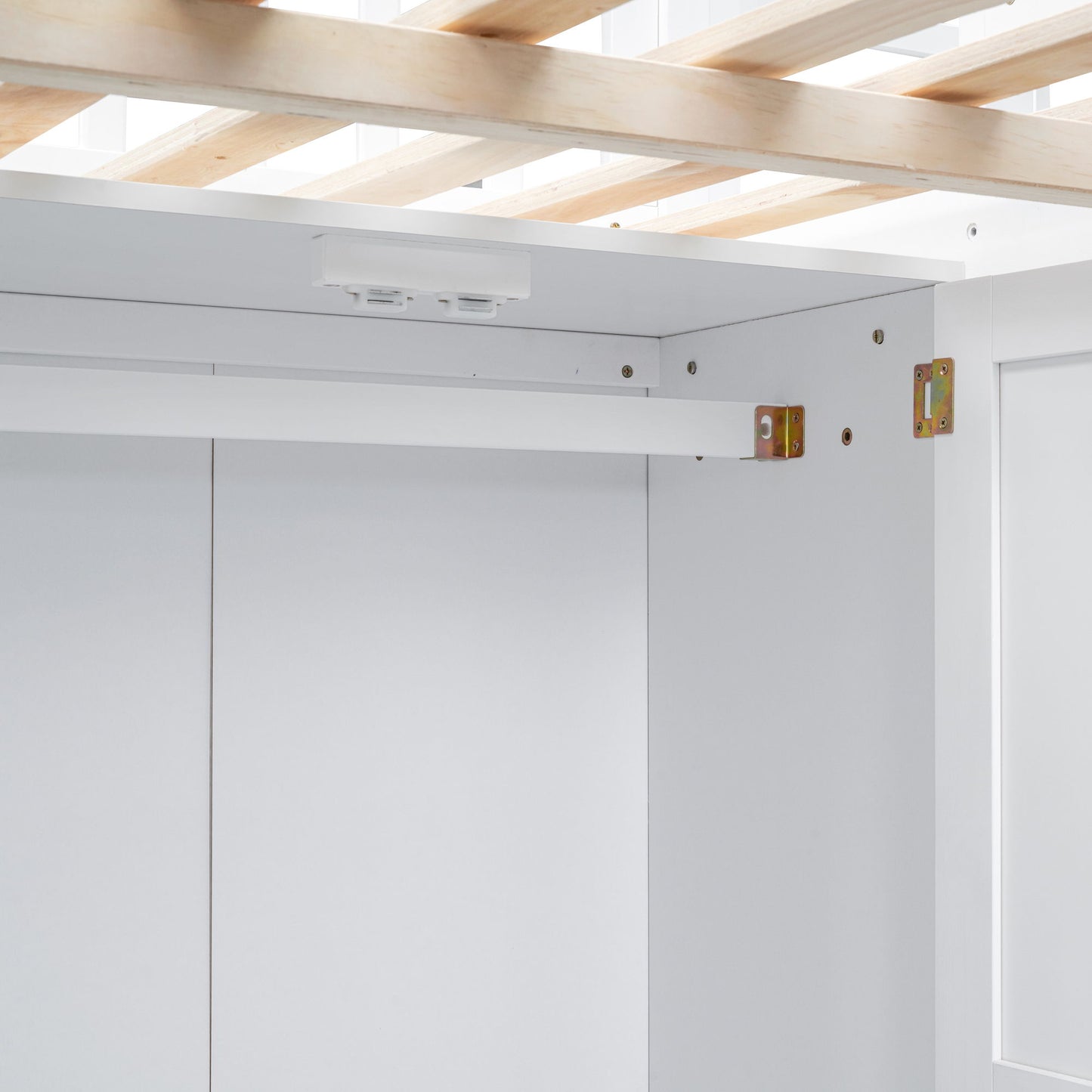 Loft Bed With Bookshelf, Drawers, Desk, And Wardrobe - The Sleep Loft - Online Mattress Showroom NYC