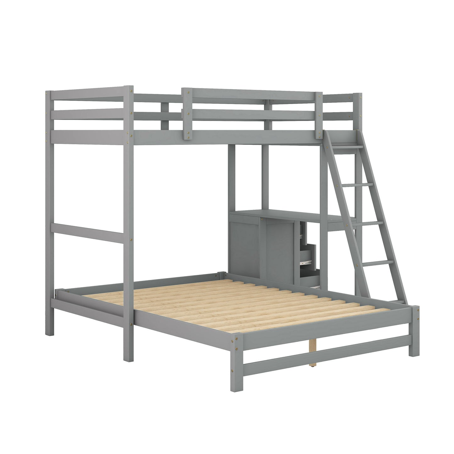 Bunk Bed With Built In Desk And 3 Drawers - The Sleep Loft - Online Mattress Showroom NYC