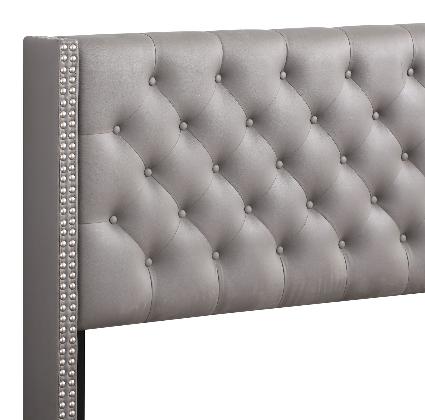 Nailhead Bed Transitional Vibrant - The Sleep Loft - Online Mattress Showroom NYC