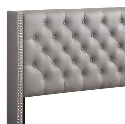 Nailhead Bed Transitional Vibrant - The Sleep Loft - Online Mattress Showroom NYC