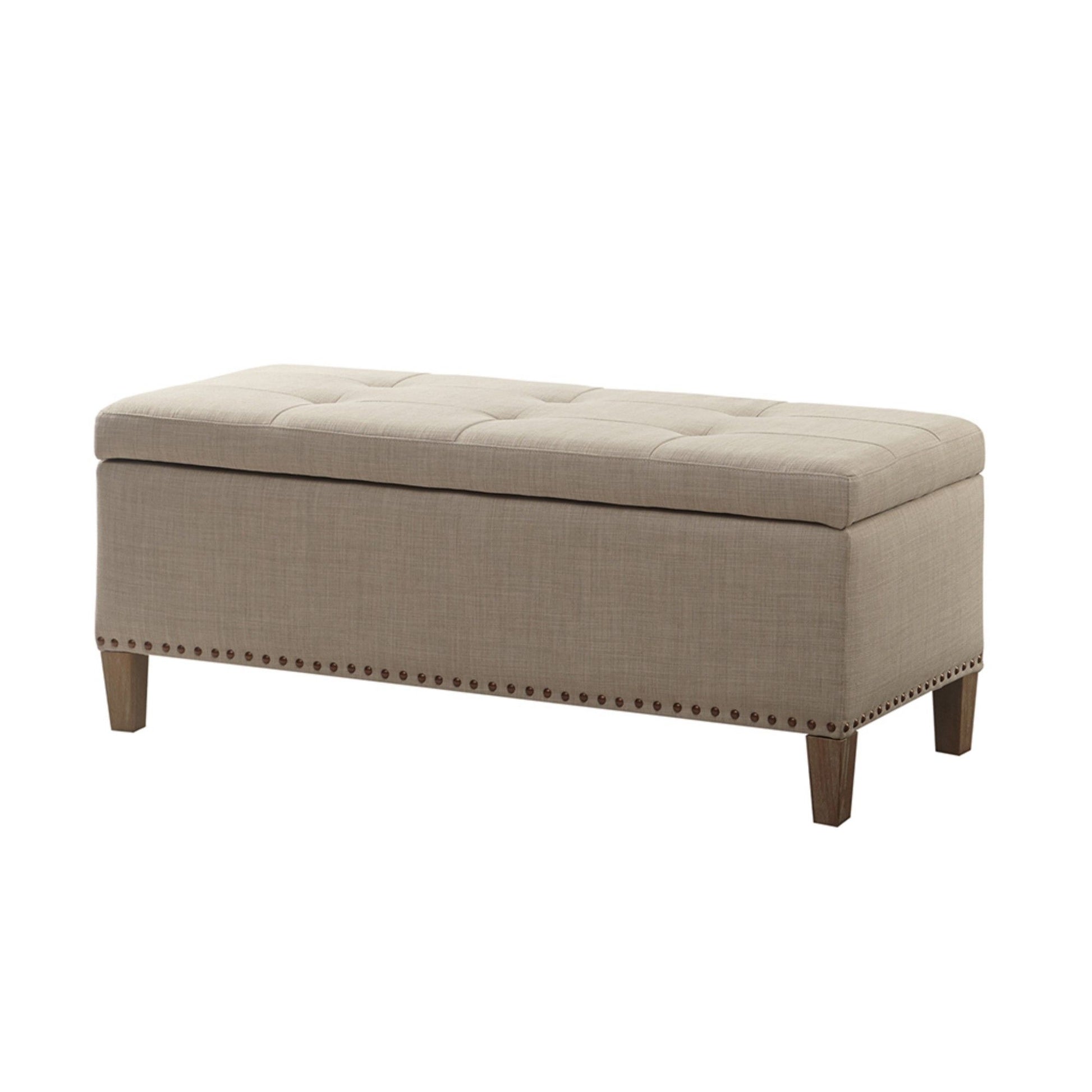 Modern Tufted Top Soft Close Storage Bench - The Sleep Loft - Online Mattress Showroom NYC