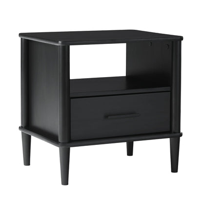 Transitional Solid Wood Spindle Nightstand - The Sleep Loft - Online Mattress Showroom NYC