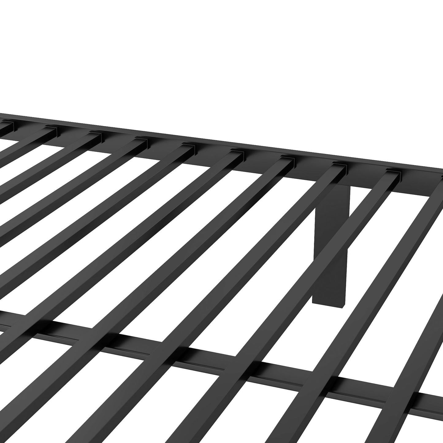 Queen Over Queen Bunk Bed With Ladder And Storage Shelf - Black - The Sleep Loft - Online Mattress Showroom NYC
