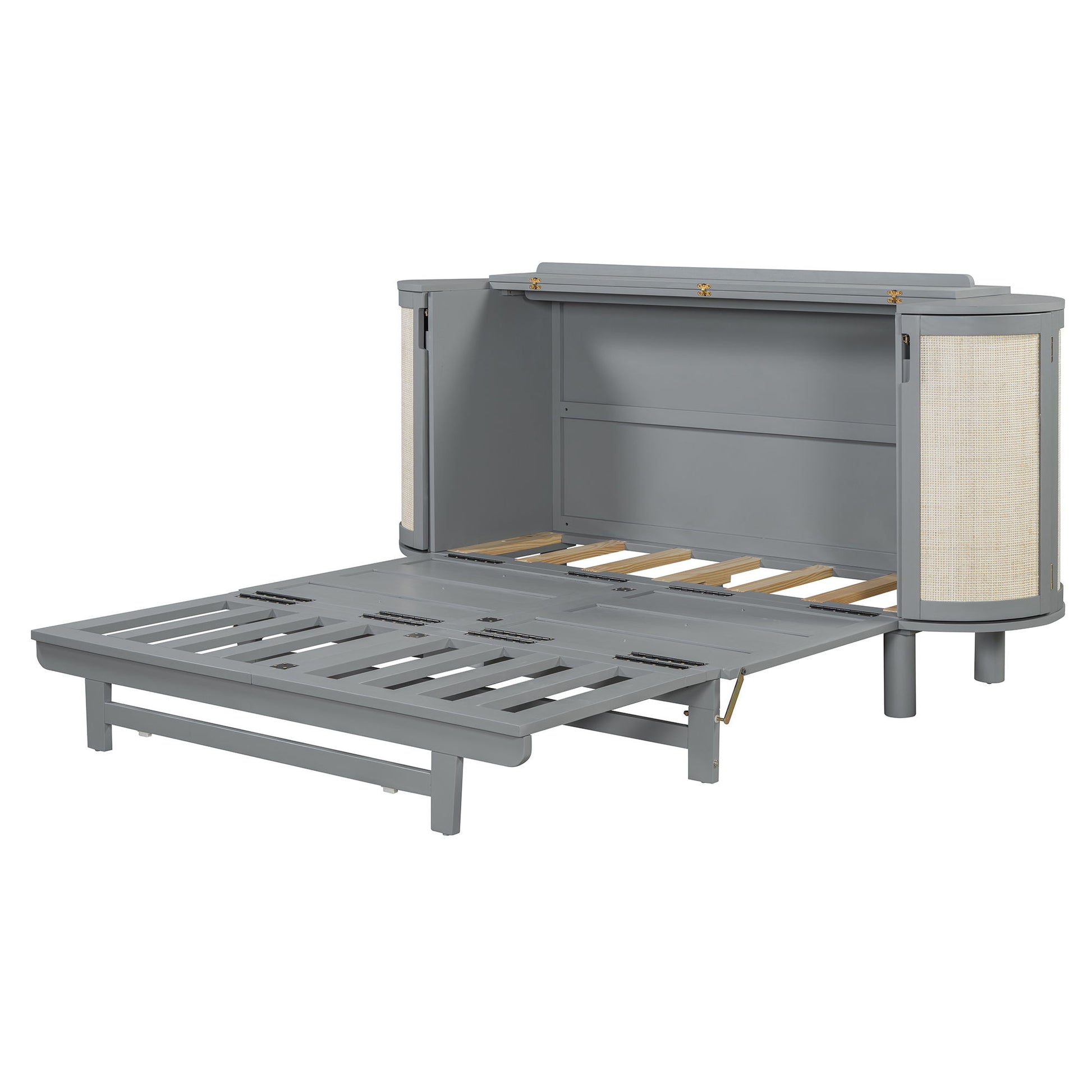 Murphy Bed With Hidden Storage & Modern Woven Design - The Sleep Loft - Online Mattress Showroom NYC