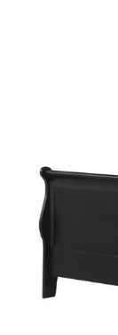 Louis Philippe III - Eastern King Bed - Black - The Sleep Loft - Online Mattress Showroom NYC