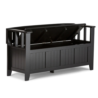 Acadian - Entryway Storage Bench, Handcrafted - The Sleep Loft - Online Mattress Showroom NYC
