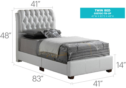 Tufted Upholstered Bed - The Sleep Loft - Online Mattress Showroom NYC