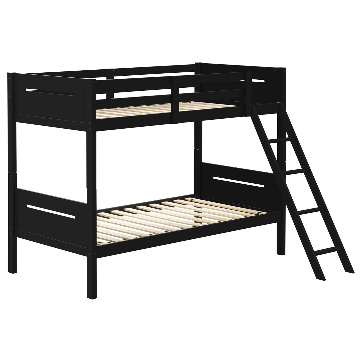 Bunk Bed With Built In Ladder, Safety Guardrails And Angled Access Step - The Sleep Loft - Online Mattress Showroom NYC