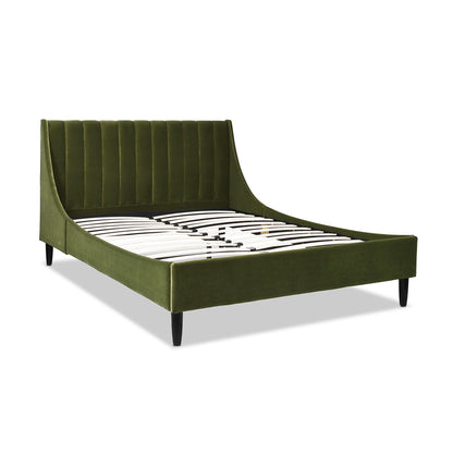 Aspen - Vertical Tufted Modern Headboard Platform Bed Set - The Sleep Loft - Online Mattress Showroom NYC
