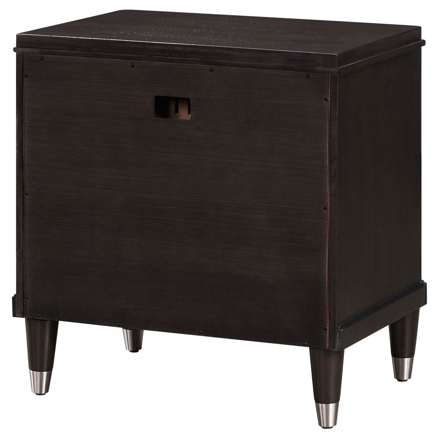 Niguel - 2 Drawer Nightstand With Felt Lined Top Drawer - Brown - The Sleep Loft - Online Mattress Showroom NYC