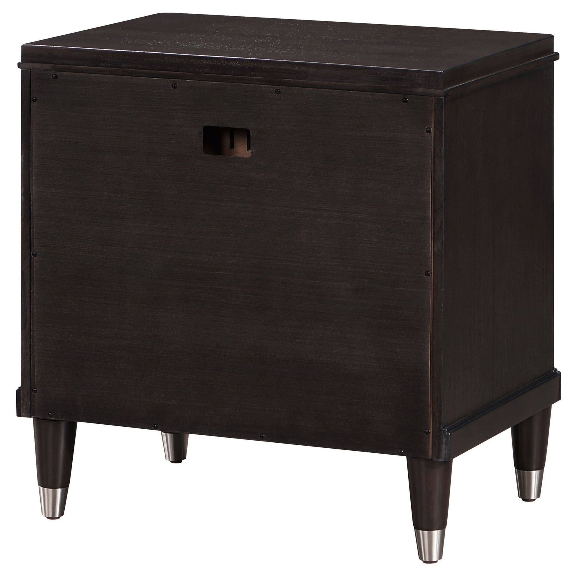 Niguel - 2 Drawer Nightstand With Felt Lined Top Drawer - Brown - The Sleep Loft - Online Mattress Showroom NYC