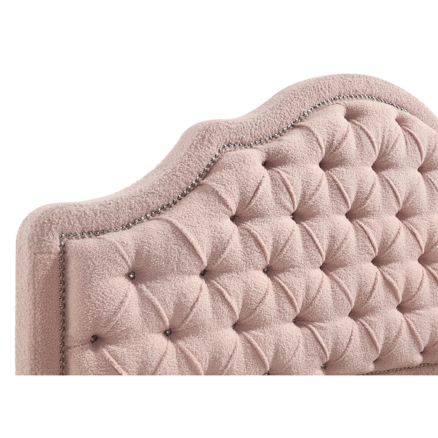Robinette - Full Bed Upholstered Storage - Pink - The Sleep Loft - Online Mattress Showroom NYC