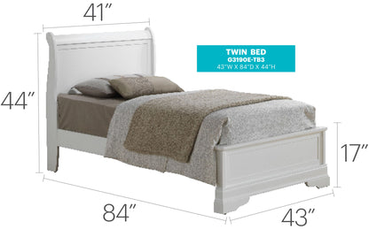 Sleigh Bed With Low Footboard - The Sleep Loft - Online Mattress Showroom NYC