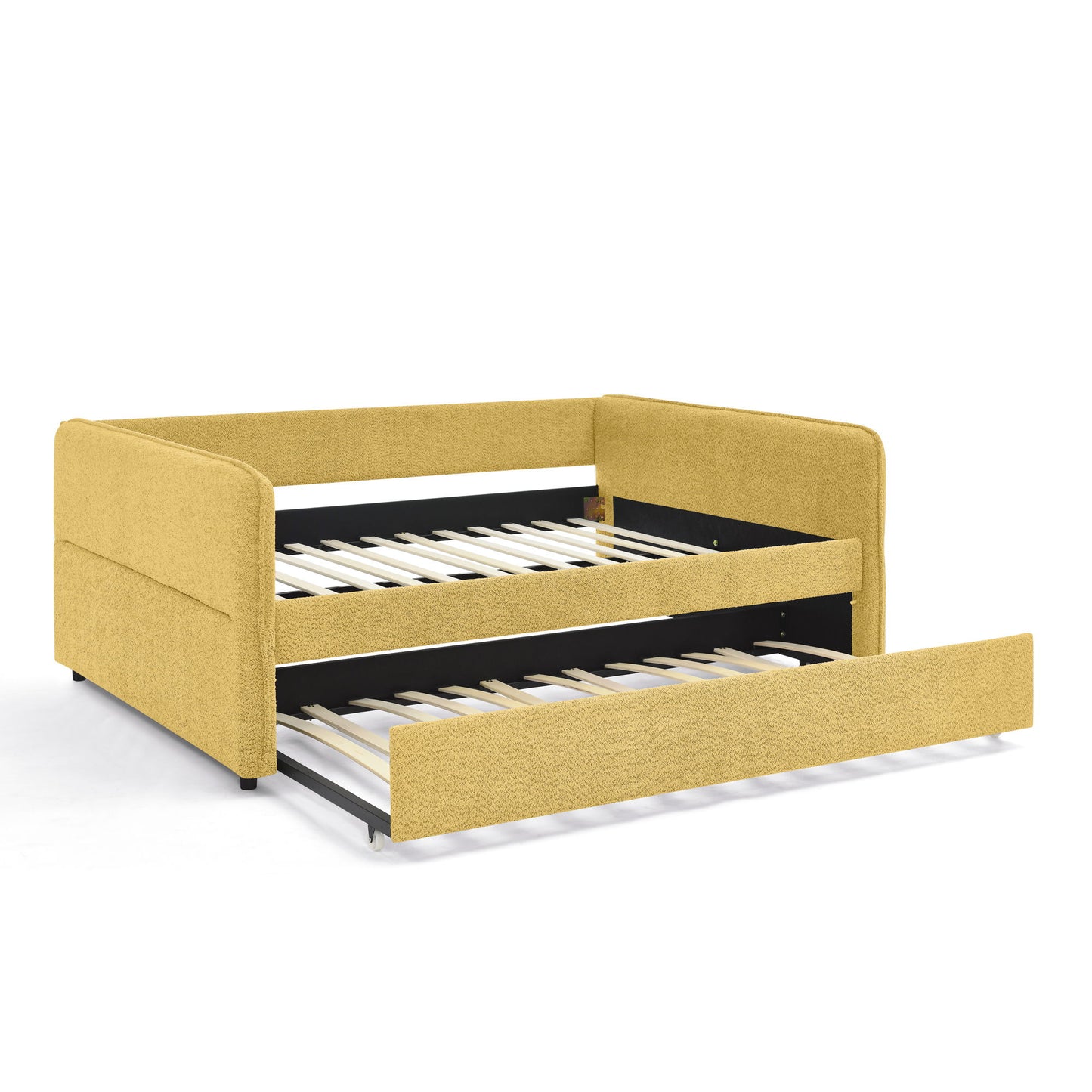 Upholstered Daybed With Pop Up Trundle - The Sleep Loft - Online Mattress Showroom NYC