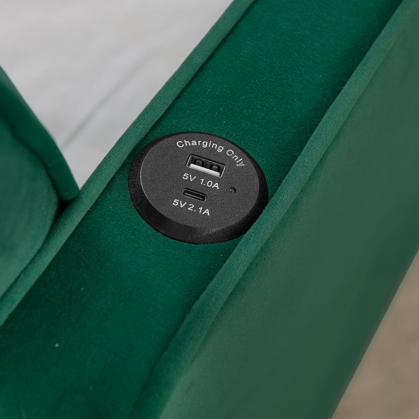 Daybed With Pop Up Trundle And USB Charging Armrest - The Sleep Loft - Online Mattress Showroom NYC