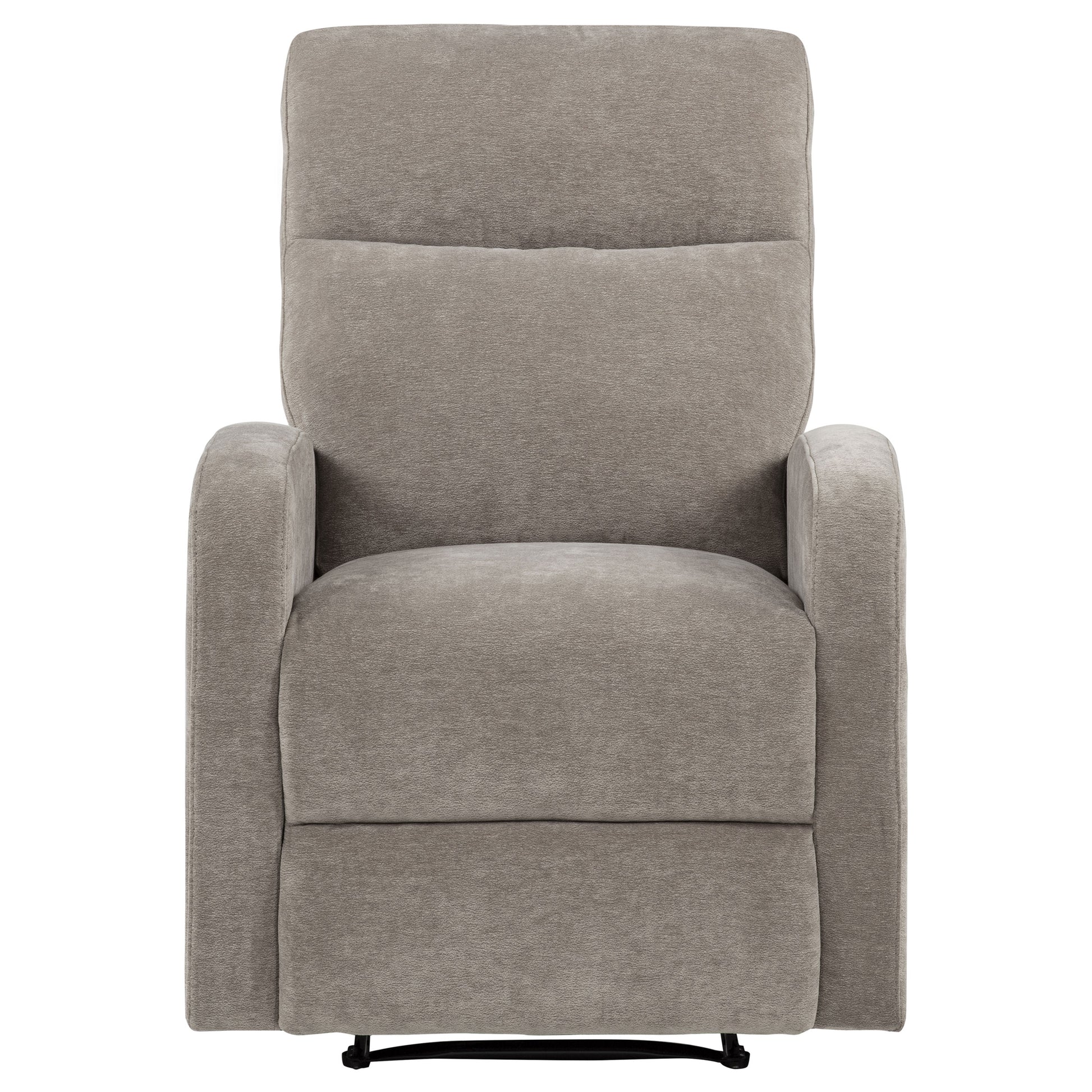 Hamilton Chenille Manual Recliner Sand