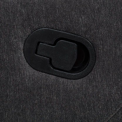 Hamilton Chenille Manual Recliner Charcoal Grey