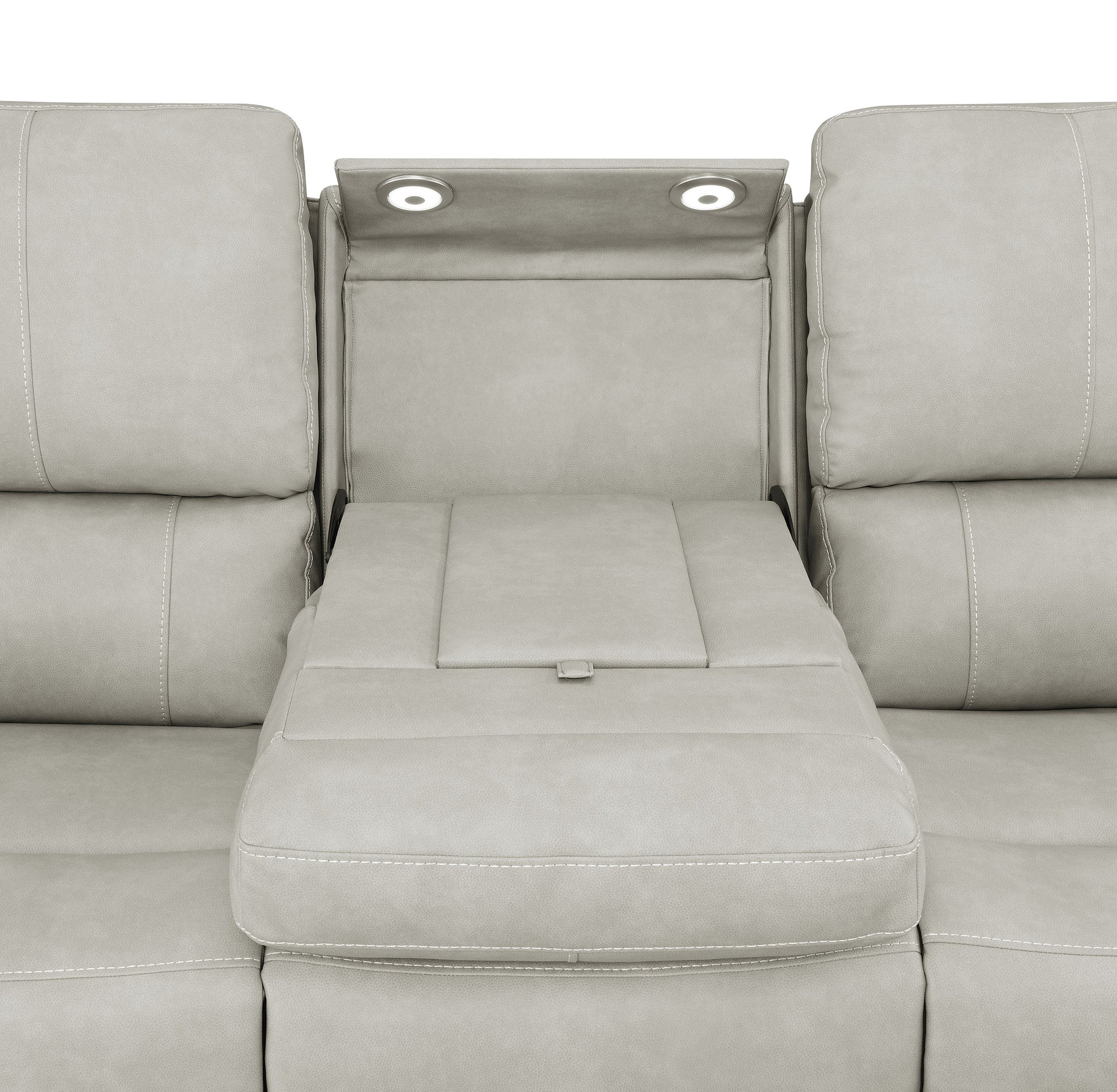 Brickston 2-piece Triple Power Reclining Sofa Set Grey