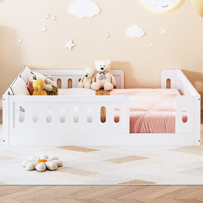 Platform Bed With Guardrail - The Sleep Loft - Online Mattress Showroom NYC