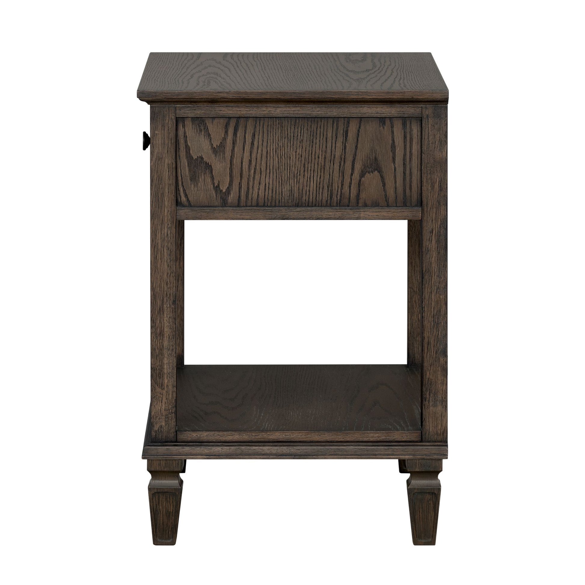 Victoria - Bedside Table With Drawer And Shelf - The Sleep Loft - Online Mattress Showroom NYC