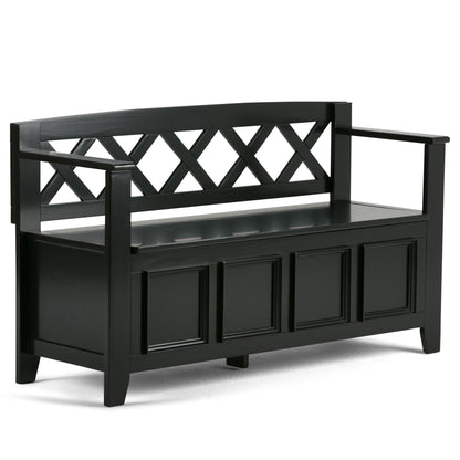 Amherst - Handcrafted Entryway Storage Bench - The Sleep Loft - Online Mattress Showroom NYC