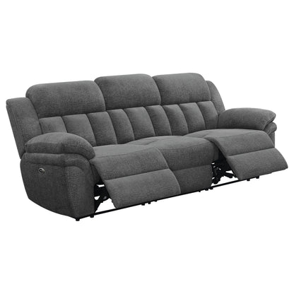 Bahrain Upholstered Power Sofa Charcoal