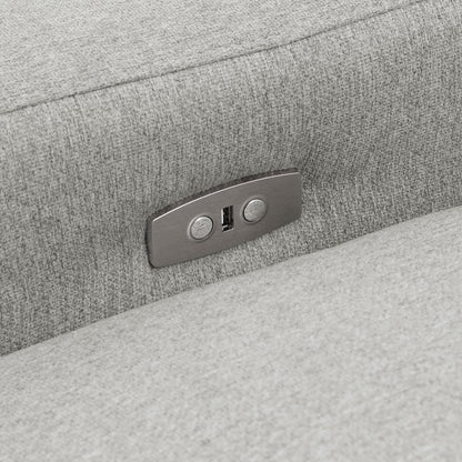 Collins Modular Power Loveseat Grey