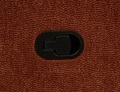 Navarro Chenille Upholstered Glider Recliner Burnt Orange