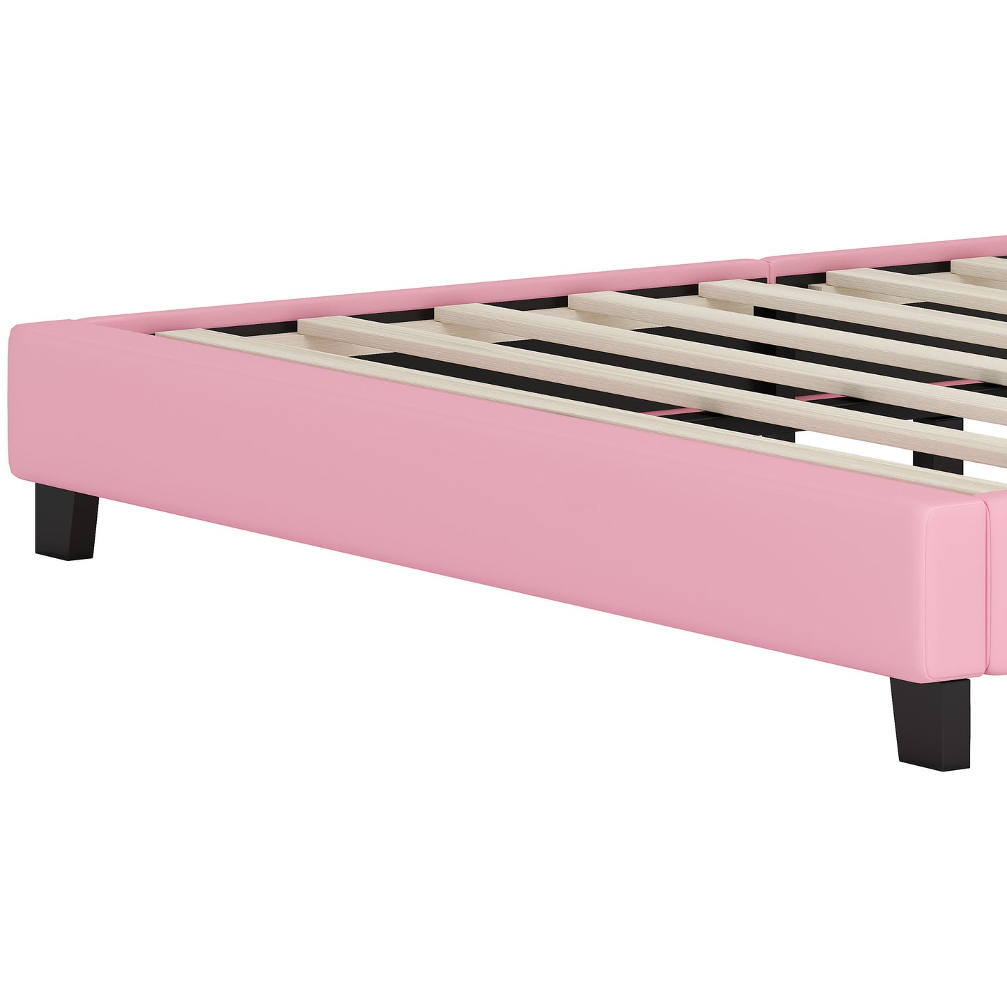 Upholstered Princess Platform Bed With Crown Headboard - The Sleep Loft - Online Mattress Showroom NYC